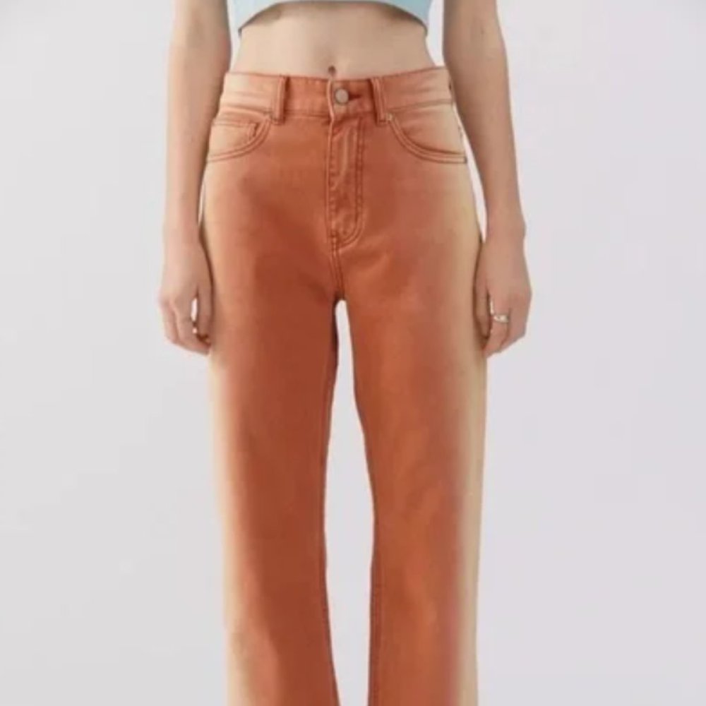 BDG High-Waisted Cowboy Jean - Piece-Dye Colored Denim Size 27
